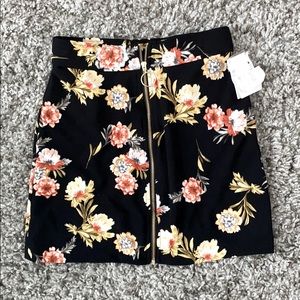 Floral Mini Skirt